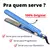 Chapinha Profissional Nano Titanium 450°f Prancha Alisador Progressiva de Cabelo Bivolt 110V/220V - loja online