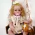 Brastoy Bebê Reborn Boneca Pintada Silicone Realistic Menina Cabelo Dourado Original 55cm - loja online
