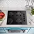 Imagem do Cooktop 4 Bocas Atlas Preto com Mesa de Vidro U Top Bivolt
