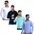 Kit 4 Camisa Social Masculina Slim Fit Manga Longa Justa Premium - Achei na Amorim