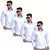 Kit 4 Camisa Social Masculina Slim Fit Manga Longa Justa Premium - comprar online