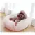 caminha pet nuvem colorido tie day rosa cachorro gato antialérgico vários tamanhos - comprar online