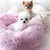 Imagem do caminha pet nuvem colorido tie day rosa cachorro gato antialérgico vários tamanhos