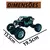 Carrinho de Controle Remoto 4x4 Recarregável USB Anda Na Terra Jeep Off Road Rock Crawler - Achei na Amorim