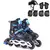 Patins Roller Inline Ajustável Com Luz De Led Com OU SEM Kit Proteção Várias Cores E Tamanhos Promoção - Achei na Amorim