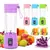 Mini Liquidificador Portátil Shake 6 Laminas 380ML Cabo USB 110V 220V espremedor de laranja elétrico