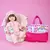 Boneca Bebê Reborn Silicone Realista Pode Dar Banho Com Bolsa Maternidade - comprar online