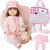 Boneca Bebê Reborn Silicone Realista Pode Dar Banho Com Bolsa Maternidade - loja online