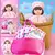 Boneca Bebê Reborn Silicone Realista Pode Dar Banho Com Bolsa Maternidade