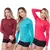 kIT 3 Camisa Térmica Feminina Proteção Uv 50+ Segunda Pele Camiseta Malha Fria Manga Longa UV