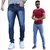 Kit 3 Calças Jeans Masculina Skinny Elastano Casual Trabalho Estica Muito