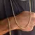 Kit Conjunto 100% Moeda Antiga Cordão+ Pulseira Grumet 3mm Fina Masculina