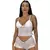 Kit 2 Conjuntos Lingerie Renda Sensual Caleçon e Cropped Sem Bojo Forro Algodão