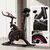 Imagem do Bicicleta Ergométrica Spinning 100kg com Cordas de Resistência, Monitor Cardíaco e Garrafa de Água
