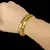 Pulseira Masculina Lacraia 13mm Luxuosa Feita em Moeda Antiga