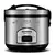 Panela de Arroz Elétrica, 10 Xícaras, Antiaderente, Mondial Premium,700W,PE-42-10X,127V - PRETO/INOX