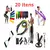 kit 20 Itens de Treino em casa Elásticos + Mini Band + Thera Band + Corda De Pular acessórios esportivos - comprar online