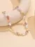 Imagem do 1 peça Colar de Estrela do Mar Branca Falsa Feita à Mão, Joias de Estilo Oceânico na Moda Adequadas para Uso Diário e Viagens de Praia de Mulheres