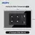 DELEFU 4*2 Preto Vidro Temperado Brasil Tomada Padrão Dual Usb Tipo C Tomada de