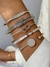 5 peças/Conjunto Vintage Pulseira Bracelete Exagerada e Larga, Bracelete e Pulseiras Douradas Lisas e Assimétricas, Presente Adequado Para Namoradas e Amigas