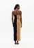 Vestido super midi bicolor Lança Perfume - Camila Zancanaro Store