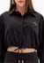 Camisa Cropped Manga Longa Com Amarração Lança Perfume - Camila Zancanaro Store