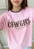 T Shirt Bicolor Cowgirl Era Petit Rosé na internet