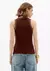 Blusa Regata Canelada Boedado Logo Lança Perfume - Camila Zancanaro Store