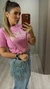 T-shirt manga curta com aplicação Lança Perfume - comprar online