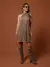 Vestido plissado Jade Petit Rosé na internet
