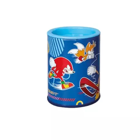 APONTADOR METALICO C/ DEPOSITO 2 FUROS SONIC - LEOELEO