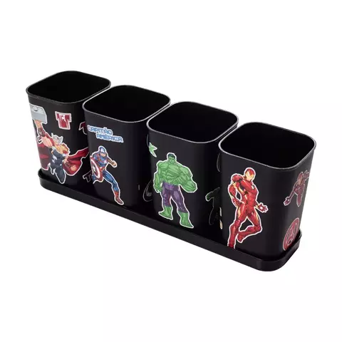 PORTA CANETAS C/ BANDEJA AVENGERS - PLASUTIL