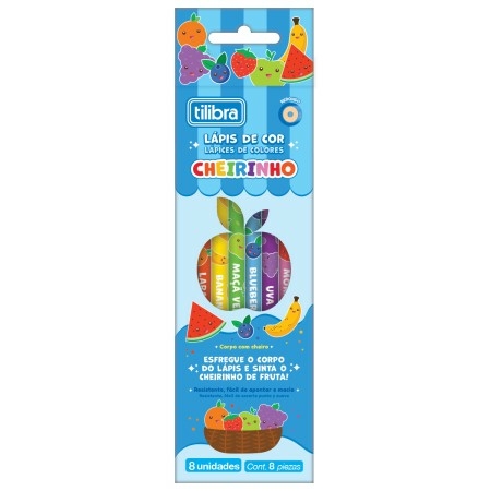 LAPIS COR RD CHEIRINHO 8C TILIBRA