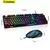 Imagem do Kit Gamer Pro 4 em 1 com fio USB: Teclado, Mouse, Fone de Ouvido e Mousepad RGB – Iluminação, Alta Performance e Compatibilidade Universal