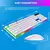 Kit Gamer: Teclado Mecânico 104 Teclas e Mouse Rgb Led com Fio - movmart