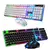 Kit Gamer: Teclado Mecânico 104 Teclas e Mouse Rgb Led com Fio - movmart