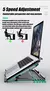 Suporte para Notebook Gamer 6 ventiladores 2 portas USB - comprar online