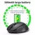 Mouse Sem Fio Recarregável - Silencioso Dual Mode Bluetooth/USB 2.4GHz Ergonômico DPI Ajustável e Bateria de Longa Duração - movmart