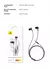 Fone de Ouvido Baseus com Fio Type-C ou P2 3.5mm, Graves Potentes, Controles Integrados e Cabo 1.2m - movmart