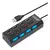 Cabo Extensor Hub Usb 2.0 Extensor 4 Portas High Speed