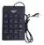 Mini Teclado Numérico Usb Com Fio 18 Teclas Notebook Pc