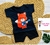 Conjunto de Verão Bebê Menino de 3 até 6 Meses Raposinha - Sukle Moda Infantil