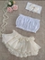 Conjunto Frufru Top com Calcinha Tapa Fraldas e Faixinha de Cabelo Luxo para Mesversário e Ensaios Fotográficos - loja online