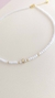 Collar Cristales - Nube Blanco - lilha