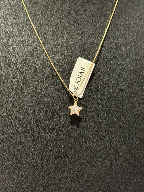 Pingente Estrela com Pedra