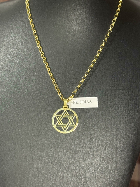 Pingente Estrela de Davi Vazada