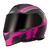 Capacete X11 Revo Pro Surround Cinza Rosa Fosco com óculos interno