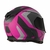 Capacete X11 Revo Pro Surround Cinza Rosa Fosco com óculos interno - comprar online