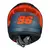 Capacete Norisk Flow Daytona Azul Laranja Fosco - Capacetes Gilmar Motos