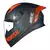 Capacete Norisk Flow Daytona Azul Laranja Fosco